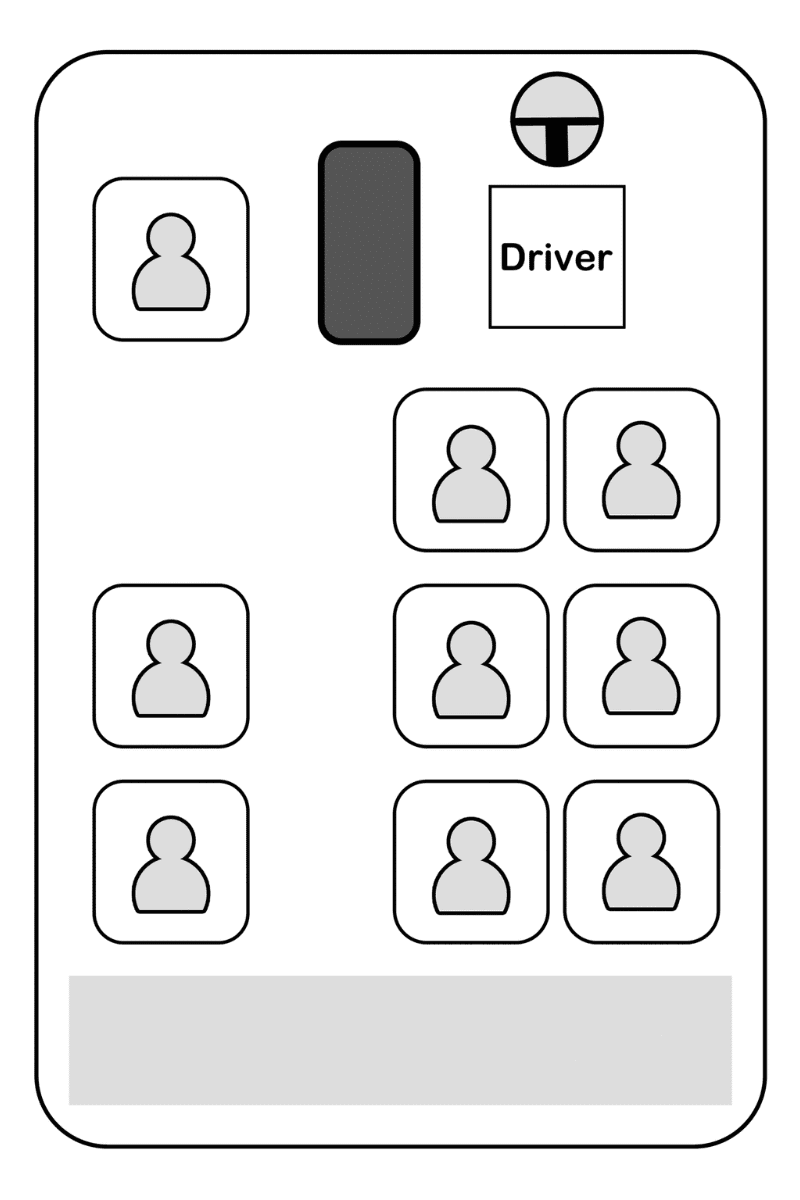 舒适10人座